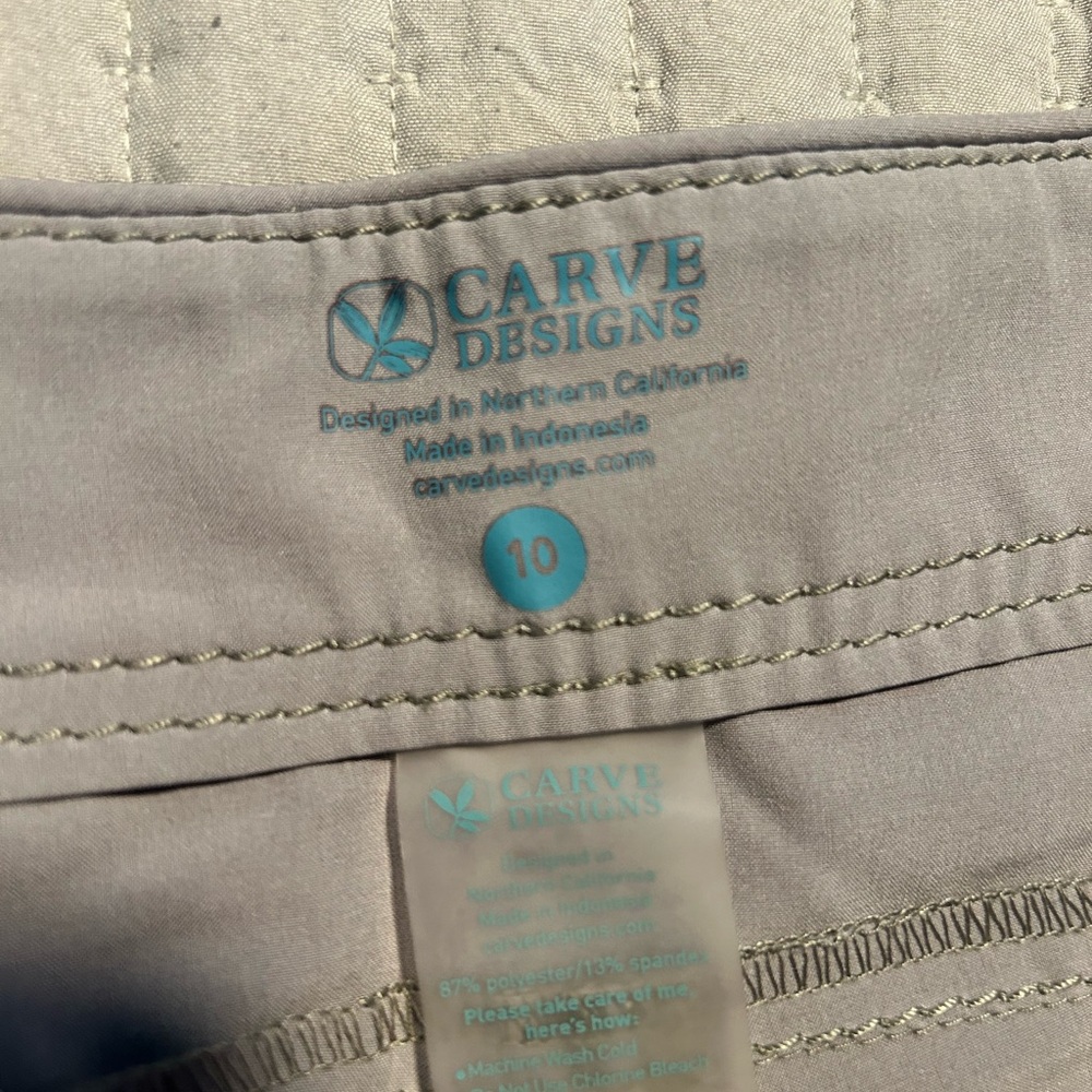 Carve Designs Gray and Yellow board shorts